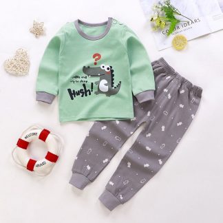 Pijama Sets Unisex 6M-5Y Children's Suits Boys Children Clothes Kids Baby pajamas Sets Sleepwear Kids Clothes Girls