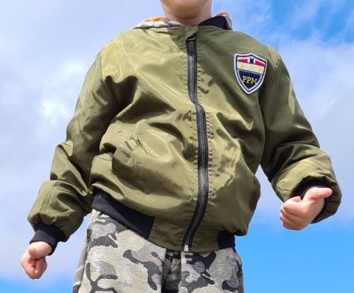 DIMUSI Spring Jackets for Boy Coat Army Green Bomber Jacket Boy's Windbreaker Autumn Jacket Patchwork Kids Children Jacket photo review