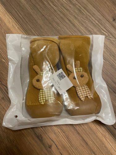 Winter Kids Warm Snow Shoes Socks Infant Boys Brushed Thick Sock Shoes Yellow Black Baby Girls Booties Soft Soles Toddler Shoes photo review