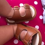 Bobora Summer Baby Girls Flat Heels Lace-up Sandals Girls Rome Sandals Baby Gladiator Sandals Kids Sandal photo review