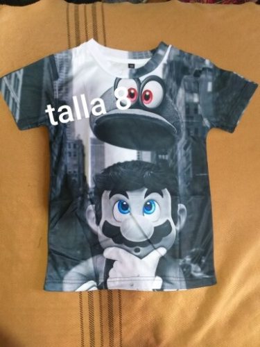 Boys Mario T shirt SuperMario Print Clothes Girls 3D Funny T-shirts Costume Children 2021 summer Clothing Kids Tees Baby Tshirts photo review