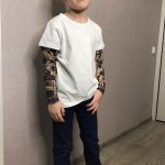 Novelty Tattoo Kids Long Sleeve T-Shirts Fashion Print Cotton Boys T Shirt Kids Girls Tops Children's Clothes 1-7 Years photo review