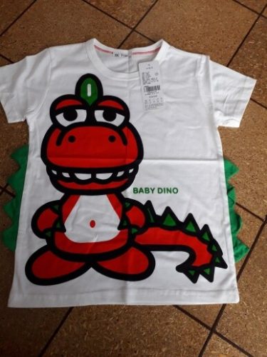 INPEPNOW Children T-shirt for Boy 2020 Animal Print Dinosaur Boys T Shirt for Girls Tops Cartoon Kids tshirt Clothes 5-14 Yrs photo review