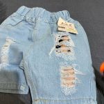 Baby Boy Shorts Jeans 2021 Summer Boys Printing Denim Cotton Casual Kids Short Pants For Children Trousers 2-8Years Clothing photo review