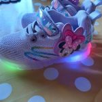 Disney children's cartoon Minnie Mickey boys and girls non-slip soft sole casual shoes sports shoes student running shoes LED photo review