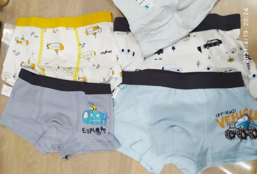 Hot Sale Boys Underwear Boxer Cute Boys Briefs Children Stripe Underpants Toddler Baby Cartoon Boxer Short Kids Panties 4pcs/lot photo review