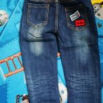 Children Boys Jeans 2019 Spring Kids Denim Pants Boys Casual Pencil Jeans Pants.4Y-15Y Children Letter Straight Trousers photo review