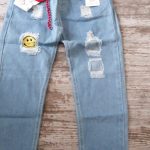 Children Broken Hole Jeans New Boys Girls Jeans Fashion 2-6Years Baby Children Jeans Autumn High Quality Kids Trous ( C12063 photo review