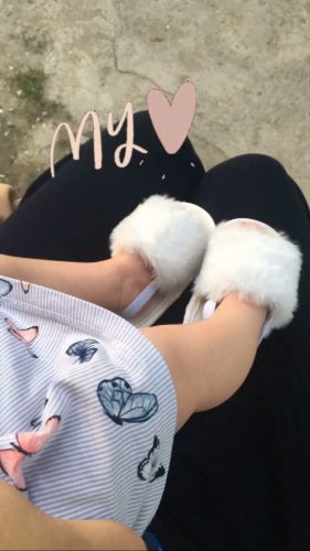 Summer Soft Hair Style Classic Baby Girl Slipper Sandals Breathable Baby Fur Shoes Simple Elastic Sandals Princess Baby photo review
