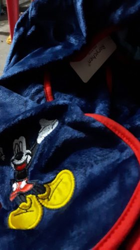 Kids Robes Hooded Pajamas Flannel Boys Clothes Girls Bathrobes Warm Animal Nightgowns Cartoon Sleepwear Minnie Children Clothing photo review