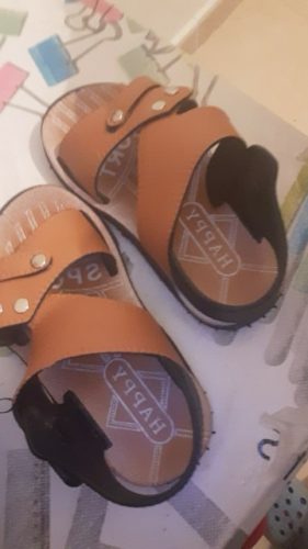 Summer Children Sandals for Boys Girls Kids Casual Outdoor Soft Non-slip Leather Slippers Shoe Student Flat Beach Shoes B0031 photo review