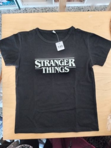 stranger things camiseta kids baby Tshirt Summer Short Sleeve T-shirts unisex tops tees Costume Stranger Things shirt disfraz photo review