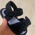 Toddlers Girls Summer Open Toe Non-Slip Soft Sole Flat Princess Sandals with Bowknot 0-18M photo review