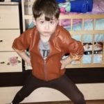 Fashion Boy Outerwear New Spring Autumn Boy PU Jacket Children Warm Simier coat For Boy Coat photo review