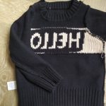 Lovely Baby Sweater Girls Boys Hello Letter O-Neck Sweater Kids Long Sleeved Knit Cardigan Sweater Children Casual Tops Pullover photo review