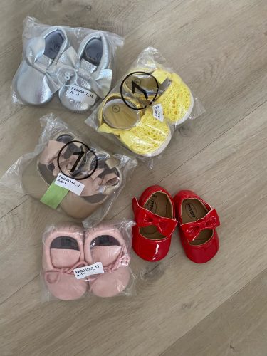 2020 Autumn/Spring Baby Shoes Newborn Boys Girls PU Leather Moccasins Sequin First Walkers Baby Shoes 0-18M photo review