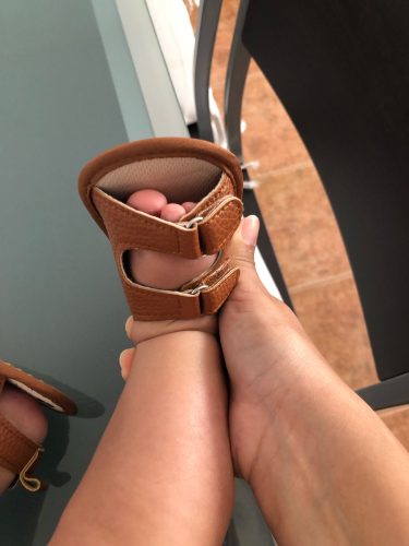 Bobora Summer Baby Girls Flat Heels Lace-up Sandals Girls Rome Sandals Baby Gladiator Sandals Kids Sandal photo review