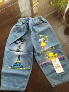 Denim Shorts for Kid Boys Jean Short Summer Casual Cotton Print Short Children Jean Pants for 90 To 160cm Boy photo review
