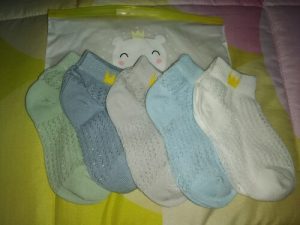 5 Pairs Socks for Kids Boy Girl Mesh Cotton Socks Seamless School Sox Baby Short Socks for Teen 1-12 Years Old No Pilling Socked photo review