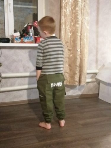 Kid Pants For Boys cargo Pant Letters clothes Kids Pants Casual Kids Clothes Winter Teenage Boys Clothing For 4 6 8 12 14 Years photo review