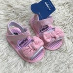 2019 Baby Sandals Clogs Infant Newborn Baby Girls Soft Sole Sandals Toddlers Summer Sandal Hollow Out Solid Crib Shoes 0-12M photo review