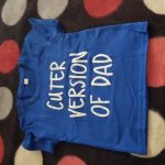 Summer Kids Tshirt Cuter Version of Dad Letters Printed Toddler Boy Girl Funny T-shirt Children Short Sleeve Casual Tees Tops photo review
