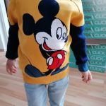 Boy's Cotton Sweater Children's Pullover Knitting Shirt Boy's Round Neck Sweater Double Layer 2020 New Style Cartoon Sweater photo review