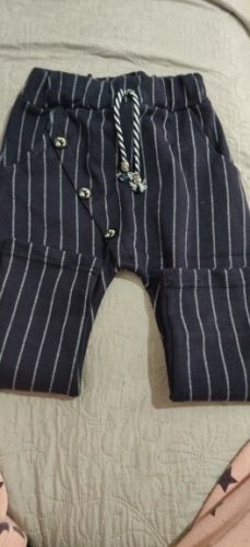 Boy Pants Kids Autumn Spring Clothes children trousers for baby Boys harem pants stripes three buttons cleaerance toddlers photo review