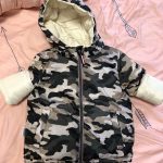 Boys Coats Winter Kids down cotton jacket Childrens' jacket Parka for Girl Camouflage Wearable on both sides Baby Clothing photo review