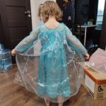 Kids Baby Girl Blue Fancy Dress Frozen Anna Elsa Cosplay Costume Dresses Princess Queen Party Gown Tulle Dresses 4-8 Years photo review