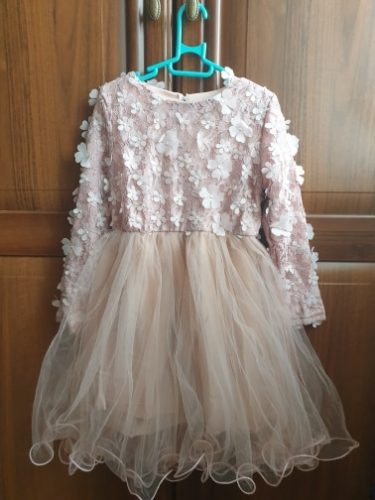 Winter Girls Dress 2020 Girls Clothes Princess Party Dress Backless Lace Tutu Layered Dress Elegant Ceremony Teenage Costume photo review