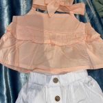 3pcs Toddler Kid Baby Girl Clothes Ruffle Sling Tops T-shirt Tops Long Pant Headband Outfits Set Kids Summer Clothes photo review