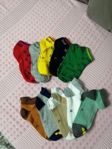10Pcs/lot Spring Summer children's socks Mesh Cotton Socks for a boy Striped Solid socks for children Girls Kids Sport Socks photo review