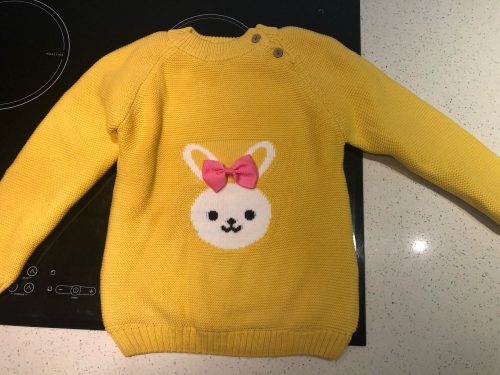IENENS Kids Boys Girls Sweaters Clothes Baby Toddler Warm Sweater Coats Children Cartoon Thicken Tops Wool Pullovers Clothing photo review