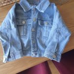 Kids Denim Jackets for Girls Baby Flower Embroidery Coats Spring Autumn Fashion Child Kids Outwear Ripped Jeans Jackets Jean photo review