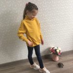 Baby Girl Winter Clothes Solid Kids Knitted Sweater Soft Clothing for Girls Turtleneck Children's Clothing from 2 to10 Years Old photo review