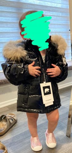 Black winter jacket parka for boys winter coat , 90% down girls jackets children's clothing snow wear kids outerwear boy clothes photo review