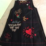 Girls Dress Spring Fall European and American Style Embroidery Flower Vest Dress Toddler Baby Girls Clothing 2-8Yrs photo review