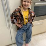 Girls Wide-legged Jeans Spring And Autumn Children Loose Straight Soft Denim Pants Chubby Kid High Waist Jeans photo review