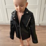 Boys PU jacket Spring Autumn children's Motorcycle leather 1-7 years old fashion color diamond quilted zipper girls coat cool photo review