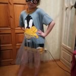3-16 Years Teens Kids Mesh Dresses for Girls Cartoon Print Dress Summer Children Cute Clothes photo review