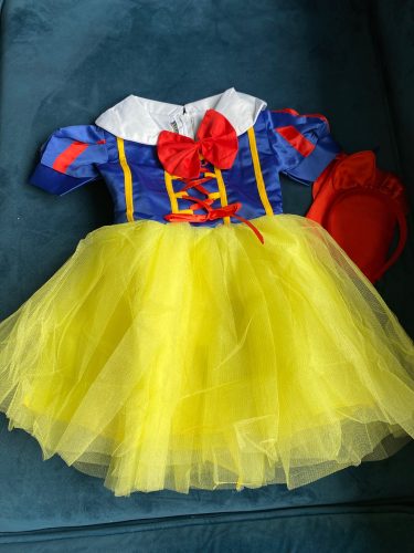 OTISBABY 4 layers Snow White Cosplay Dresses for Girls Party Princess Dress Children's Tulle Dress Baby Girl Tutu Dress Infant photo review