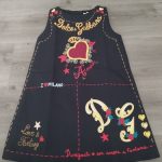 Girls Dress Spring Fall European and American Style Embroidery Flower Vest Dress Toddler Baby Girls Clothing 2-8Yrs photo review