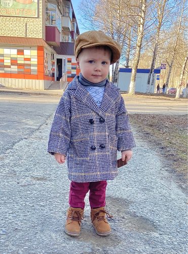 Baby Boy Girls Woolen Jacket Long Double Breasted Warm Infant Toddle Lapel Tweed Coat Spring Autumn Winter Baby Outwear Clothes photo review