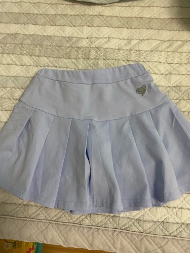 2021 Summer Fashion 3 4 6 8 9 10 12 Years Cotton School Children Clothing Dance Training For Lovey Baby Girls Skirt With Shorts photo review