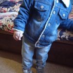 2020 Jacket For Girls Boys Autumn Winter Plus Cashmere Thicken Jeans Coat Children Clothes Warm Fashion Baby Denim Jackets 2-6Y photo review