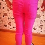 2021 Kids Girl Pants Spring Autumn Candy Color Elastic Pencil Trousers Child Solid Leggings For 2-11Y Children Clothing photo review