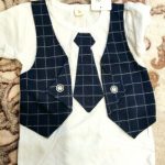 New Summer Children Fashion Tracksuits Baby Boys Girls T-shirt Shorts 2Pcs/sets Kids Gentleman Cotton Clothes Infant Sportswear photo review