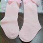 2020 Kids Socks Toddlers Girls Big Bow Knee High Quality Long Soft 100% Cotton Lace Baby Tube Sock Calcetines photo review