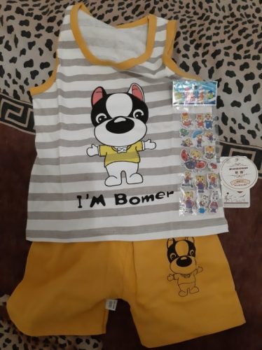 Children Clothing Sets Baby Boy Summer Clothes Infant Girls Vest pants Set Toddler Cotton T Shirts Tee Tops Kids Sport Suits photo review